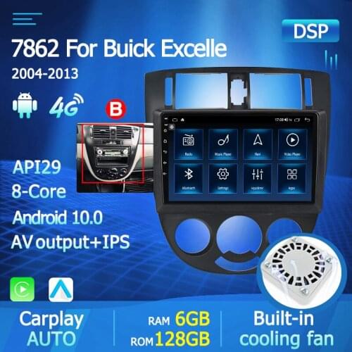 Car Radio For Chevrolet Lacetti J200 Excelle HRV Navigation Android 10 Multimedia Player 4G WIFI BT DSP Carplay No DVd Player