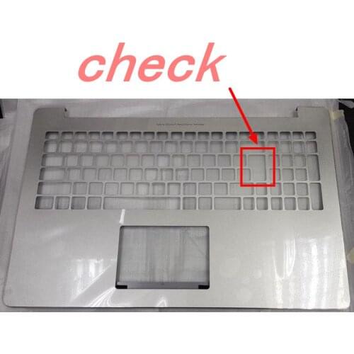 GZEELE new topcase palmrest cover for Asus ZenBook Pro UX501VW UX501JW Palmrest Upper Case Silver 13NB0AU1AM010