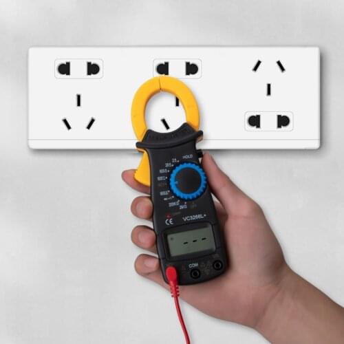 VC3266L Digital Clamp Meter Ampere Meter Multimeter High Precision Clamp Ammeter 600V AC/DC Ohm Current Voltage Tester Voltmeter