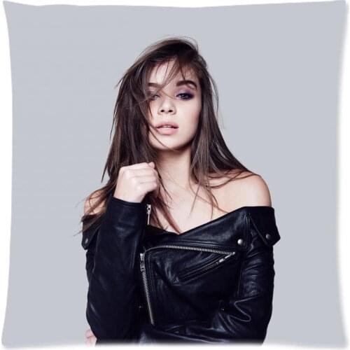 Decorative Cushion Covers DIY Hailee Steinfeld Pillow Case Cover Creative Pillowcase For Sofa Chair Bed Home Decor