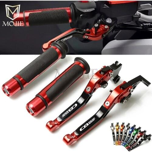 For HONDA CB650F CB 650F CB 650 F 2014-2018 2015 2016 2017 Motorcycle CNC Adjustable Brake Clutch Lever Handle Grips Handlebars