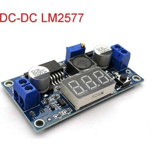 LM2577 DC-DC Boost Step Up Module Converter Digital Voltmeter Display Voltage Meter 3A Output 3-34V to 4-35V