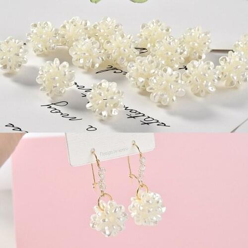 Min order 20pcs/lot 18mm Imitation pearls decoration rounds balls shape fashion beads diy jewelry earring pendants accessory