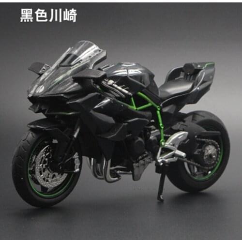 1:12 Kawasaki Ducati simulation alloy motorcycle model children with sound smooth line toy car model birthday gift