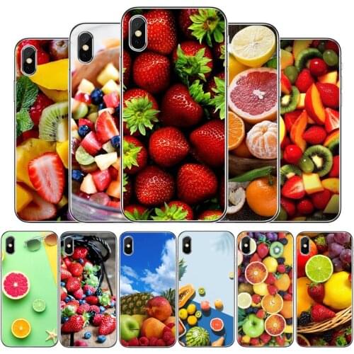 Fresh summer fruit Transparent phone case For iphone 12 11Pro Max 11 XR XS Max X 8 7 6 6S Plus 5 5S SE 2020 Back Cover Shell