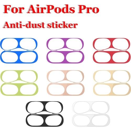 Dustproof Sticker Guard For Apple AirPods Pro Earphone Case Protective Sticker For AirPods Pro Cute Pattern Sticker Accessories