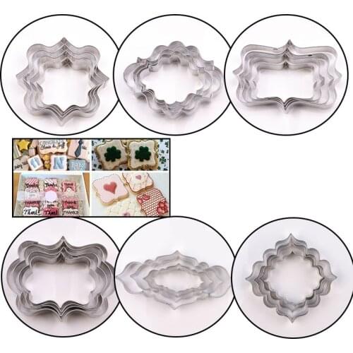 Polymer clay cutter Stainless Steel Cake Fondant Sugar Flower Mould Lotus Petal Shape Cutter Mold cookie Tools