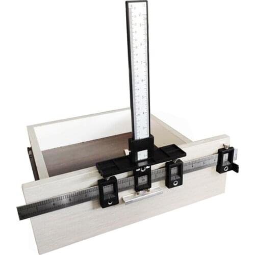 Detachable Hole Punch Jig Tool Center Drill Bit Guide Set Home Sleeve Cabinet Hardware Locator Wood Drilling Woodworking Tool