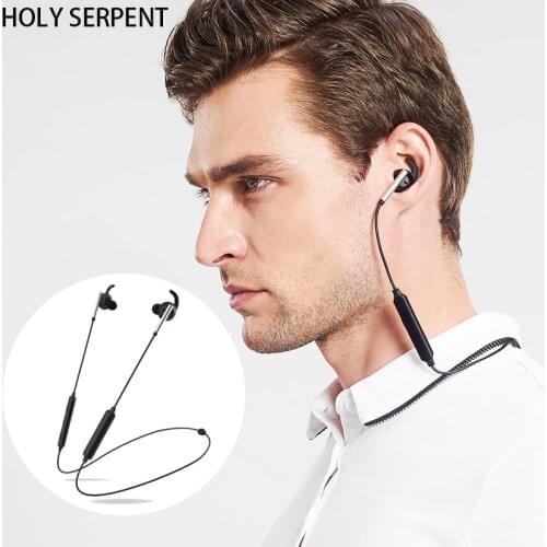 HOLY SERPENT Sport Bluetooth Earphone With Mic Stereo Waterproof Hi-Fi Bass Intelligent Noise Reduction Wireless Headphone EB03