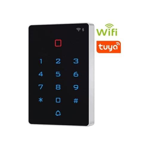 T12 WIFI Tuya Smart Door Lock Waterproof Door Access Control 125KHZ EM Standalone Keypad RFID Card Door Entry Access Controller