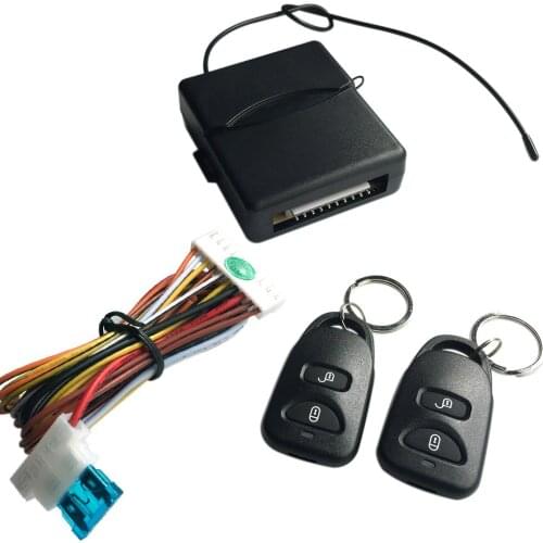 Universal Car Auto Remote Central Control Kit Keyless Entry System LED Keychain Central Door Lock Locking Vehicle