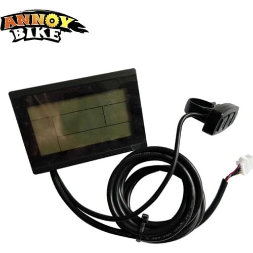 LCD Display For Electric Bike 24V 36V 48V 60V 72V Intelligent KT LCD3 Control Panel E-bike Conversion Parts Black Free Shipping