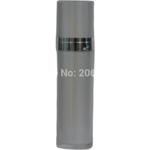 120ml pearl white acrylic cylinder shape press pump lotion.emusion bottle,cosmetic container,press pump bottle ,Cosmetic bottle