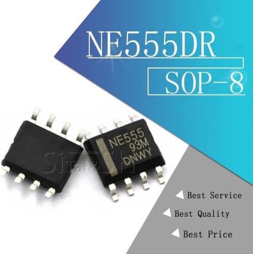 20pcs/lot NE555DR NE555 SOP8 SMD Timer time base circuit IC SOP-8