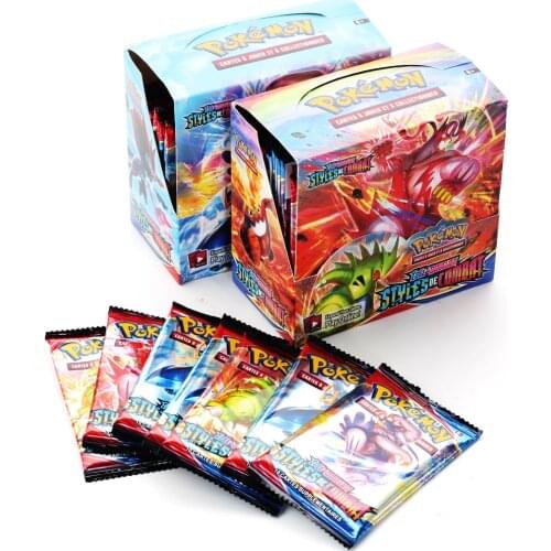360pcs French Pokemon Display Cards Battle Styles TCG: Pokemon Booster Box STYLES DE COMBAT Collectible Tradiner Card Game Toy