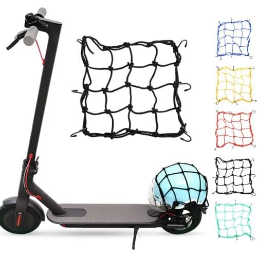 40*40 cm 6 Hooks Bungee Motorcycle Helmet Net Bungee Cargo net Moto biker Cargo Hooks Hold Down luggage Net Storage Organizer