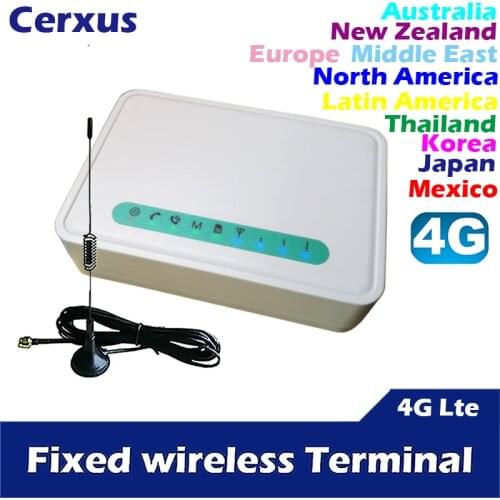 4G Fixed Wireless Terminal UMTS EDGE GSM/GPRS Network Recording Boxe Caller Dialer Standard DTMF for M2M IOT Application LTE TDD