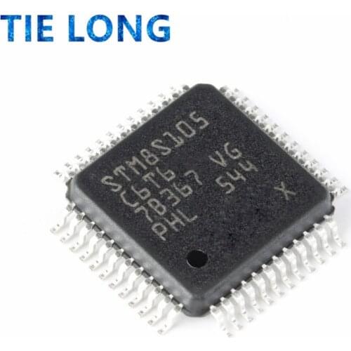 1pcs/lot STM8S105C6T6 STM8S105 C6T6 TQFP-48 In Stock
