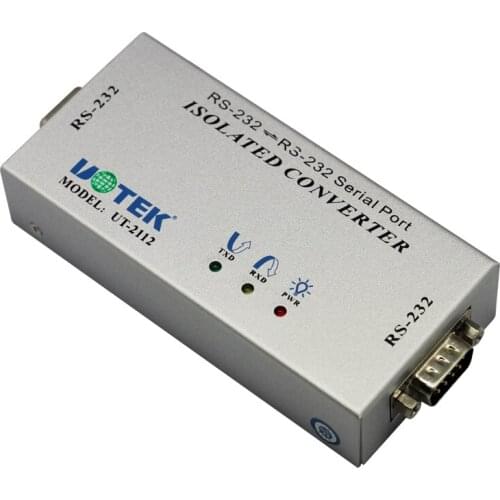 9-Wire Full Pass RS232 Serial Repeater Lightning Protection Photoelectric Isolator UT-2112