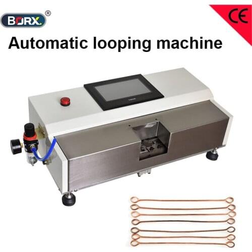 Automatic looping machine accurate circle bending tool metal wire round bend machines 1- 6 square iron wire U O shape bender