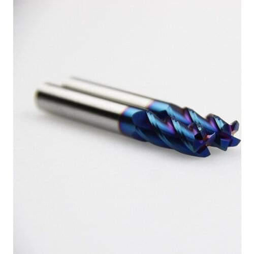 Beable tools 6R0.5 6R1 Round Nose Solid Carbide End Mills HRC65 4 Flutes Milling Cutter CNC Router Tools Bits for metal Cutter