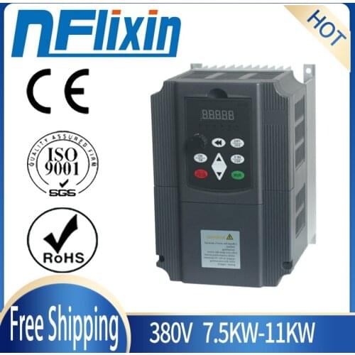 Variable Frequency Driver, 11KW 380V AC VFD Inverter, 3-Phase Universal Mini Frequency Inverter Built-in PID Controller