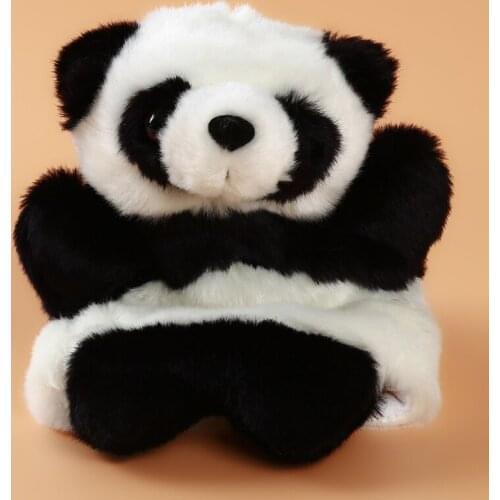 Baby Children Panda Hand Puppet Toy Adult Child Interactive Story Telling Hand Puppet Baby Kids Doll Soft Plush Toys