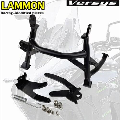 FOR KAWASAKI VERSYS1000 KLE1000 KLZ1000 Motorcycle Accessories Black Heavy Metal Support Bracke Elevated Parking Rack