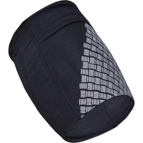 Sports Unisex Reflective Armband Wrist Bag Anti-Theft Personal Handbag for Mobile Phone Storage Stretch Elastic Arm Sleeve