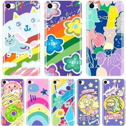 Cute Flower Color Unicorn Phone Case For Meizu Pro 6 7 Plus U10 U20 Silicone Soft Back Cover For Meizu 15 Lite 16 Plus 16th 16x