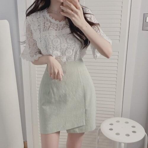 New spring Vintage white Shirt female Oversize Tops Women short sleeve Girls Blouse Summer Plus Size Women Blouses femme Blusas