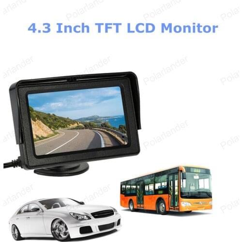 Wholesale TFT LCD Car Rear View Monitor 4.3 Inch for VCD/DVD/GPS/Camera with Wireless Video Transmit + Mini Camera