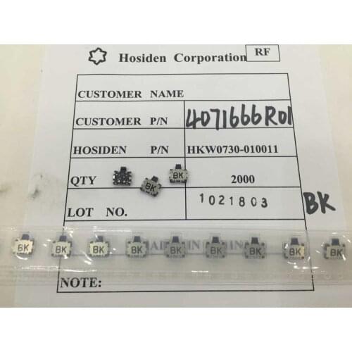 Original new 100% touch switch twice and press the switch on the side of HKW0730-010011