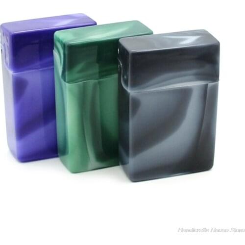 Portable Plastic Cigarette Case Dispenser Tobacco Storage Box Container Cigarettes Holder Smoking S03 21 Dropshipping