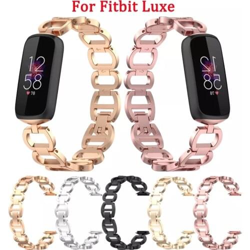 Fashion Stainless Steel strap band for Fitbit Luxe Watch Replacement Accessories Bracelet Wristband for Fitbit luxe Watchband