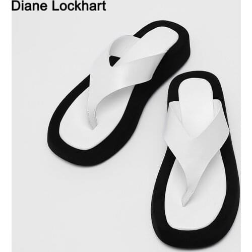 Fashion Leisure Time Vacation Flip Flops Female Summer Flats Sandals Slippers Lady Serpentine Slip On Women Outdoor Shoes Slides