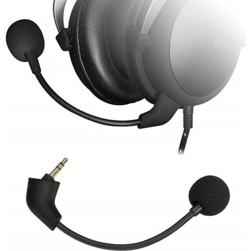 Replacement Gaming Headphones Mic 3.5mm Microphone for Kingston HyperX Cloud Alpha 2 II X Core Pro Silver Cloudx Gaming Headsets