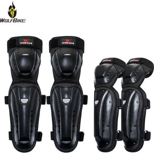 WOLFBIKE Snowboard Roller Motorcycle Sports Knee Elbow Protective Pads Kits Set Bike Race Protector Ski Skateboard Kneepad Guard