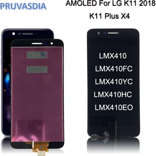 Test For LG K10 2018 / K11 LCD K30 / X4 / X4+ X410E X410EOW X410FC LCD Display Touch Screen Digitizer For LG K11 Plus LCD
