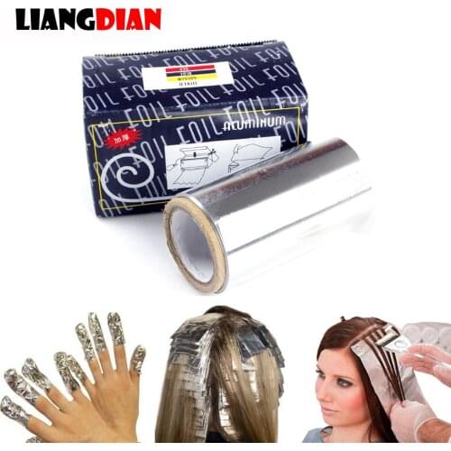 1 Roll 50m Hairdressing Styling Tin Foils Tape Thicken Hair Salon Manicure Supplies Highlights Foil Roll Gradient Modelling Tool