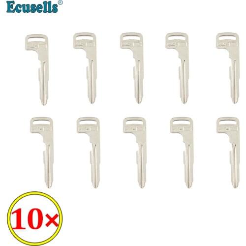 10pcs/lot Smart Key Keyless Entry Remote Blade Uncut Key Insert key for Mitsubishi Lancer Outlander ASX Eclipse Galant