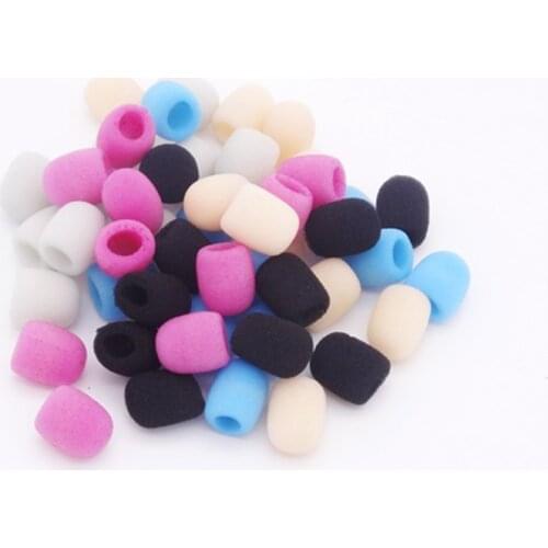 10pcs size/20*15*10 headset foam microphone cover telephone headset mic cover microphone windscreen windshied headset foam