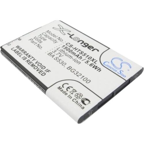 Cameron Sino 1500mah battery for GOOGLE G12 G15 for HTC Bliss C510 PG88100 Rhyme BA S530 BA S590 BG32100 35H00159-00M