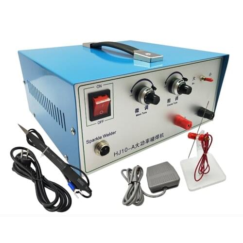 100A Pulse Sparkle Spot Welder Gold Silver Platinum Jewelry Welding Machine