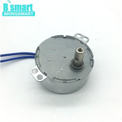 Bringsmart Four Types Of Shaft 110V/220V CW/CCW Permanent Magnet Synchronous Motor 5V-240V For Fan DIY TYC-50