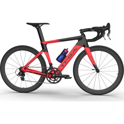 TFSA carbon fiber bicycle road bike racing racing BSA/V brake/22-speed 700cc aluminum alloy wheels 622MM