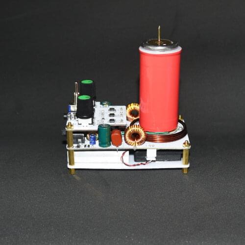 Tesla Coil Artificial Lightning TC High Pressure Production Double E Class Topping Type AC-E100