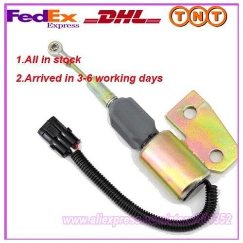 J932529 3991167 Fuel Shut off Solenoid 87420952 580SL1840 5120 5130 5140