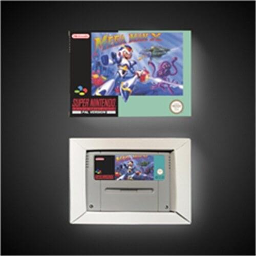 Megaman X - EUR Version Action Game Card with Retail Box