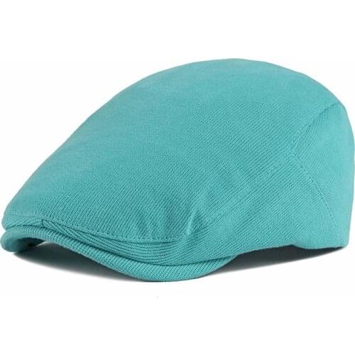 2021 Cotton fashion joker Candy color Newsboy Caps Flat Peaked Cap Men and Women Painter Beret Hats 27